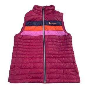 Cotopaxi Women's Fuego Down Vest Sz XS Raspberry Responsible Down Sustainable